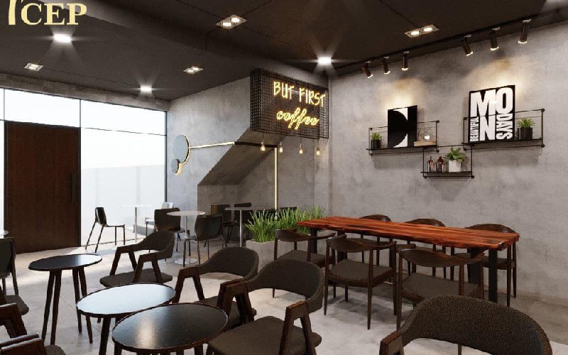 Thiết kế nội thất quán cafe