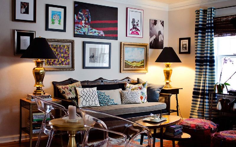 Trang trí phòng khách theo phong cách vintage