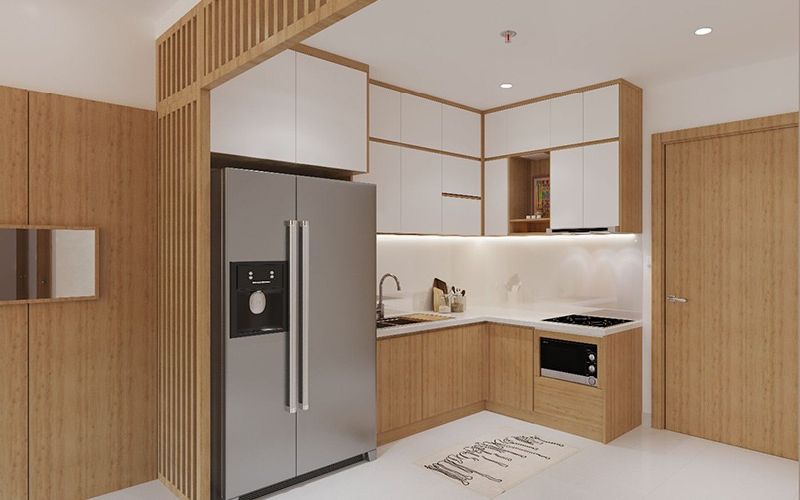Thiết kế nội thất phòng bếp chung cư