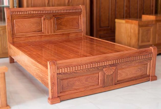 Giường làm từ gỗ hương đá đem lại giấc ngủ ngon